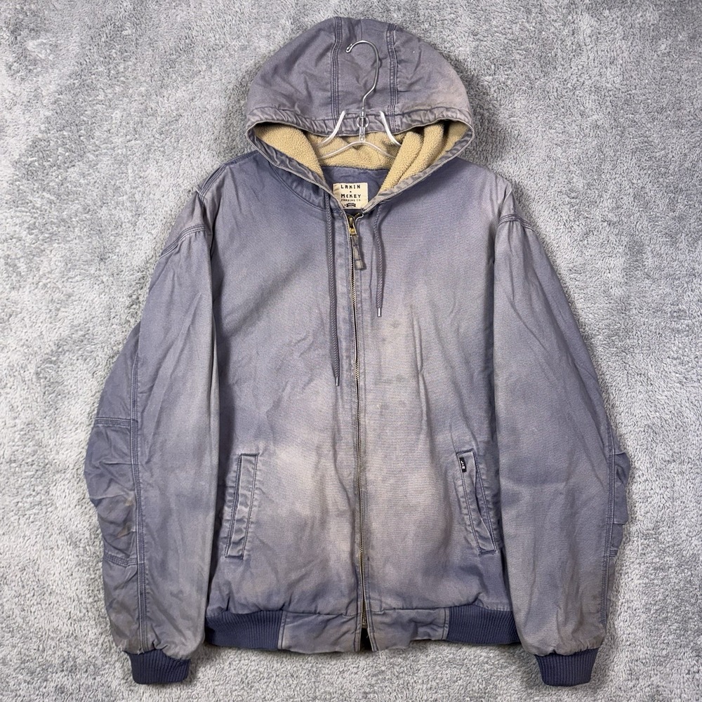 Lakin McKey Jacket Mens M Vtg Workwear Sherpa Utility 90s USA Carhartt Detroit